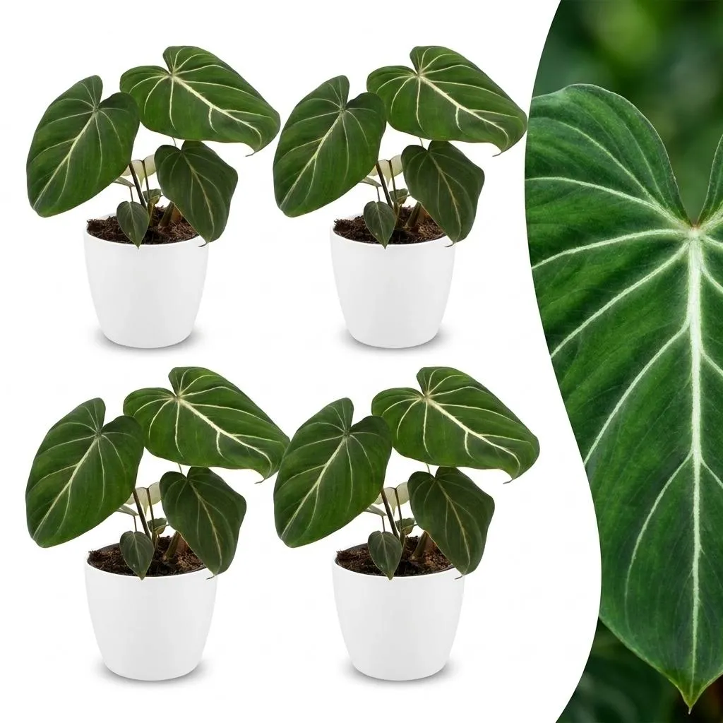 Plant and Stories Philodendron Gloriosum plante pot 12 cm