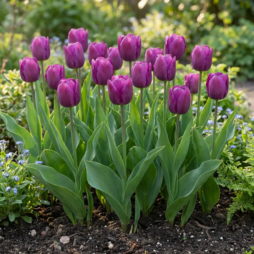 Plant and Stories Triumph pourpre tulipe 30 bulbes