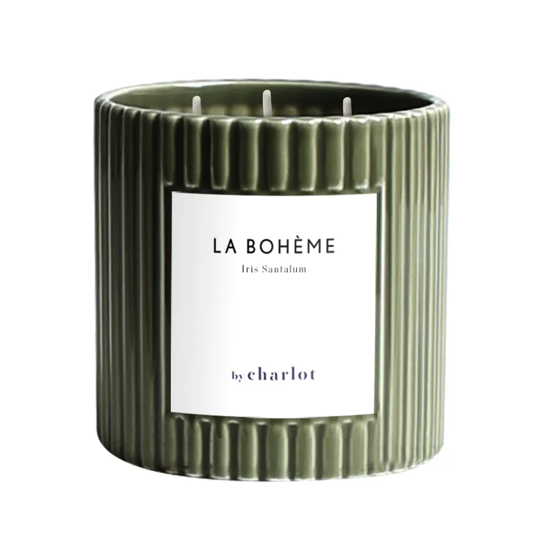 By Charlot La Bohème bougie parfumée 510 g iris santal