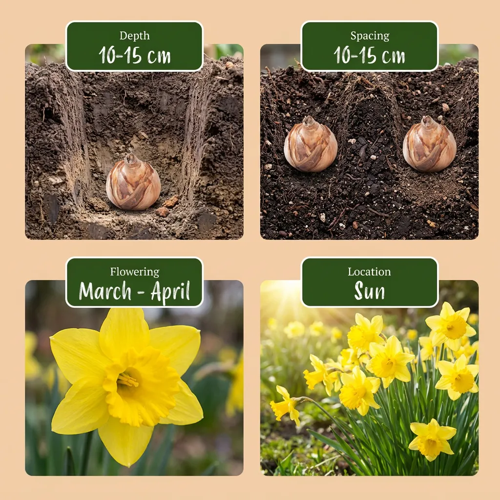 Plant and Stories Narcisse Carlton bulbes 30 bulbes jaune