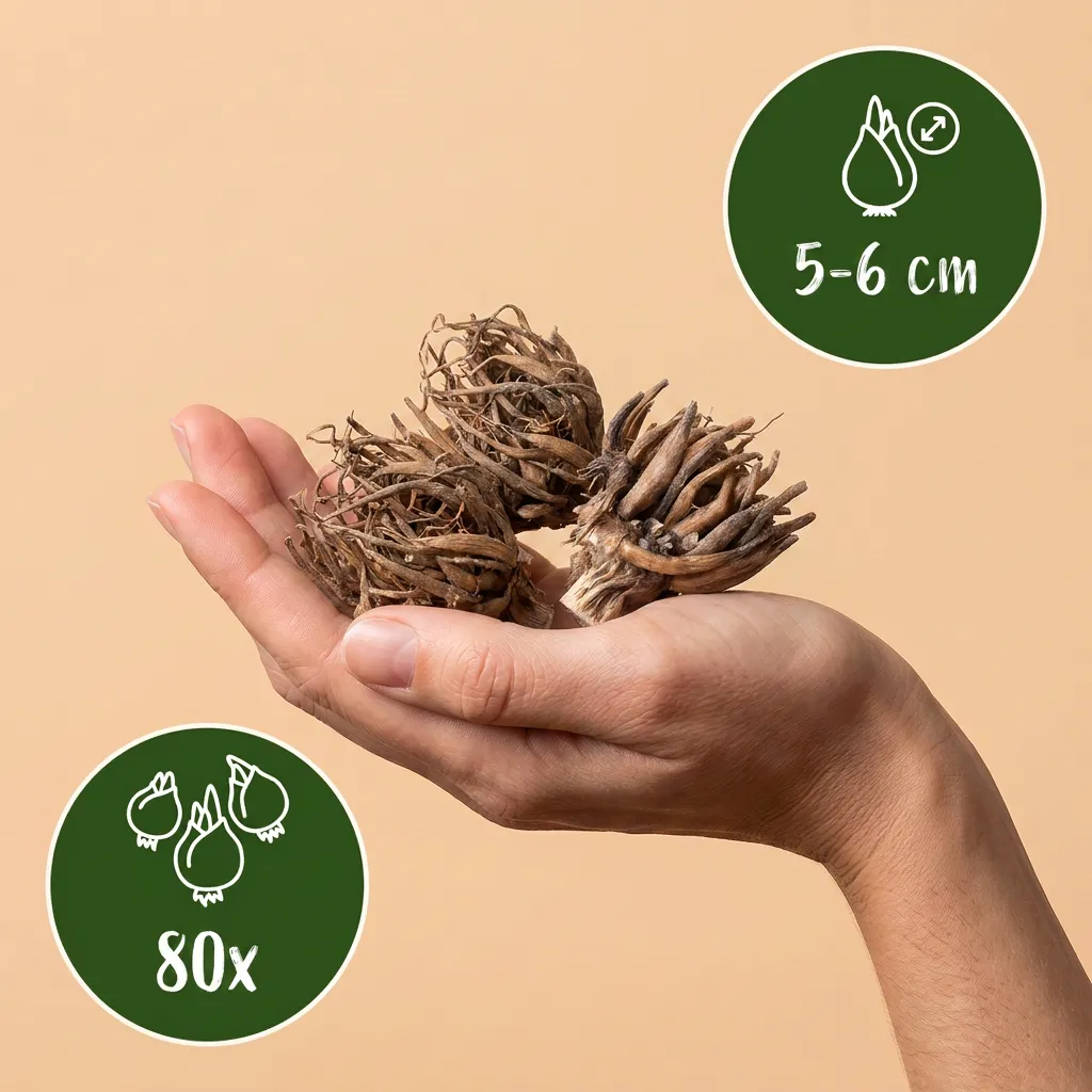 Plant and Stories Renoncule fleuristes bulbes 80 plants mélange