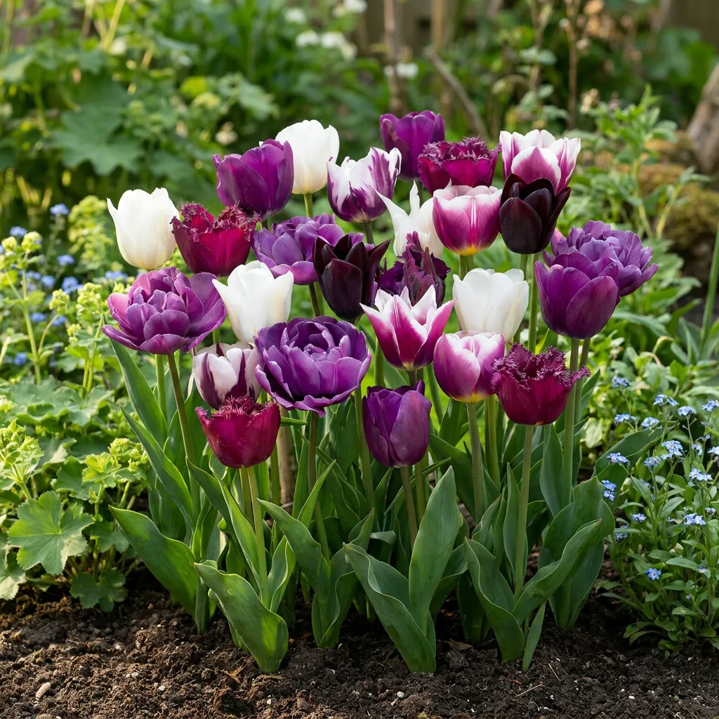 Plant and Stories Tulipa Blueberry tulipe 24 bulbes violet calibre