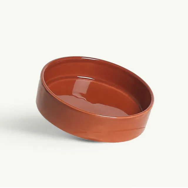 By Charlot soucoupe XL céramique marron fauve