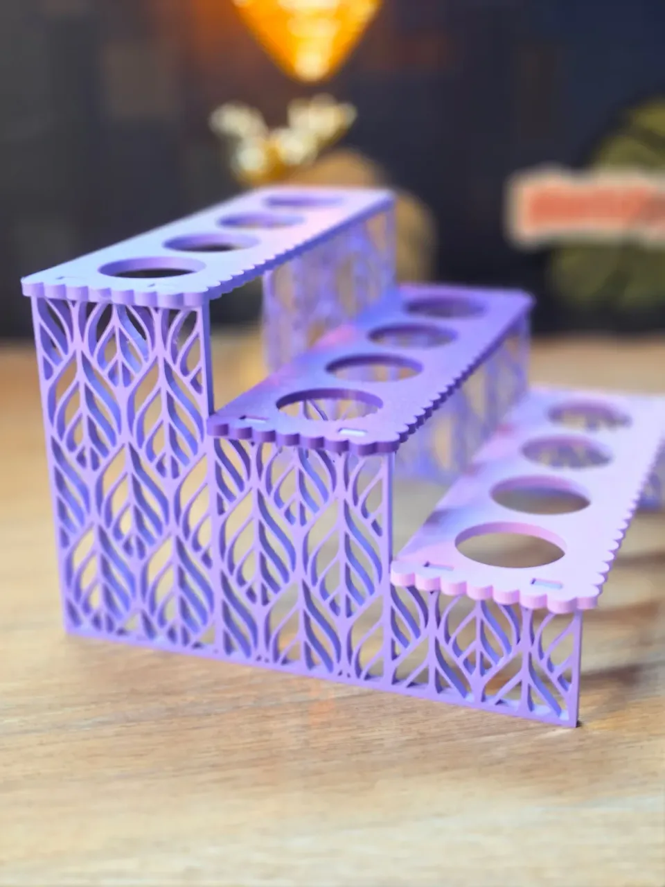 plant.ess Sip Station étagère 12 Mini Sips Violet 23x22 cm