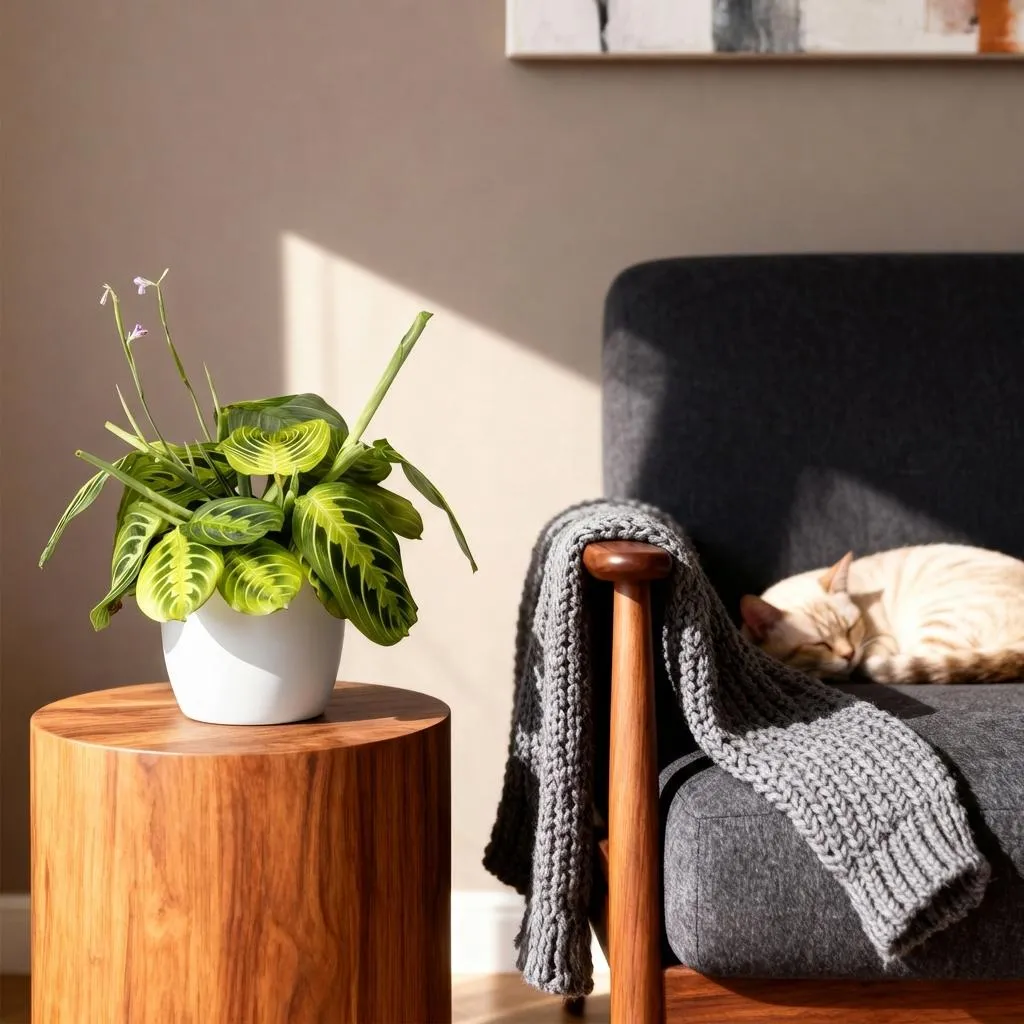 Plant and Stories Maranta Fascinator Lemon Lime plante pot 12 cm pet-friendly