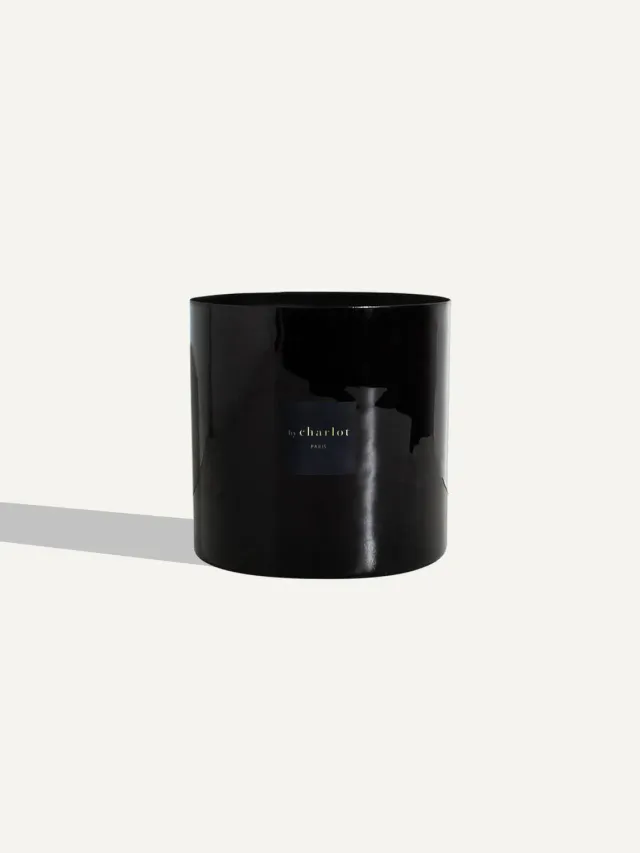 By Charlot Métal mat cache-pot noir onyx 18 cm