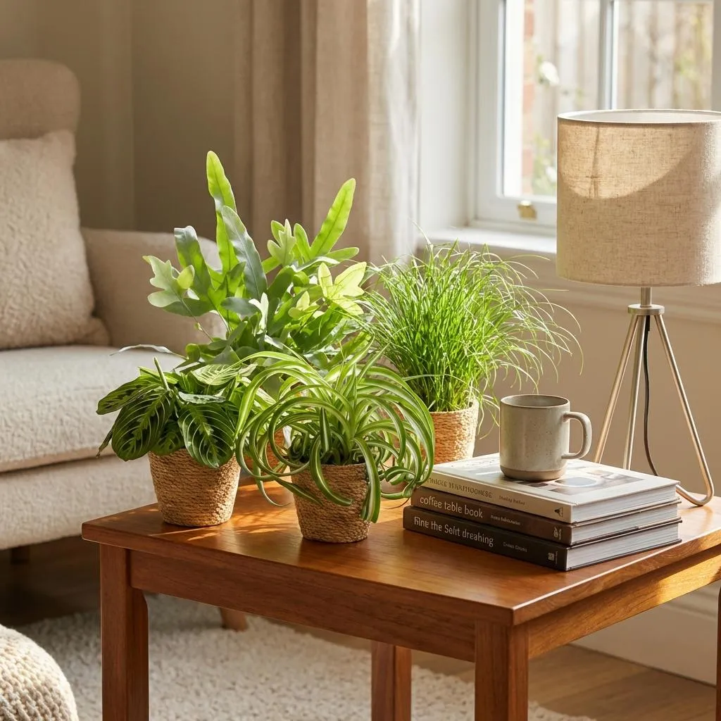 Plant and Stories Lot 4 plantes pet-friendly d’intérieur pot 12 cm sans cache-pot