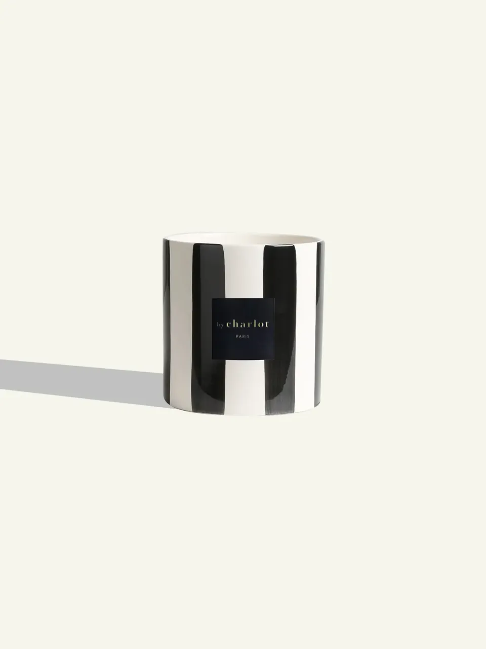 By Charlot Rayée Noir Réglisse cache-pot 14 cm