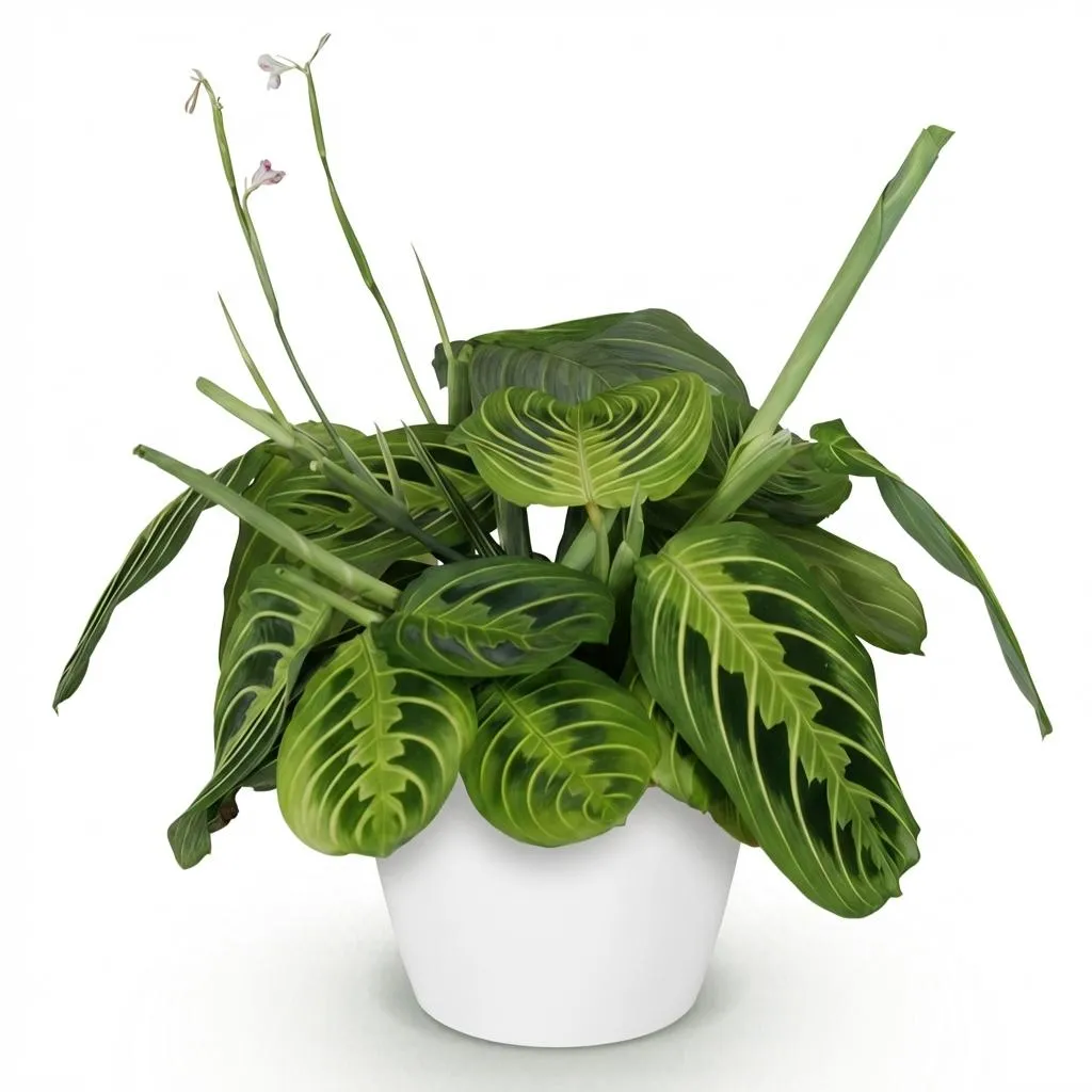 Plant and Stories Maranta Fascinator Lemon Lime plante pot 12 cm pet-friendly