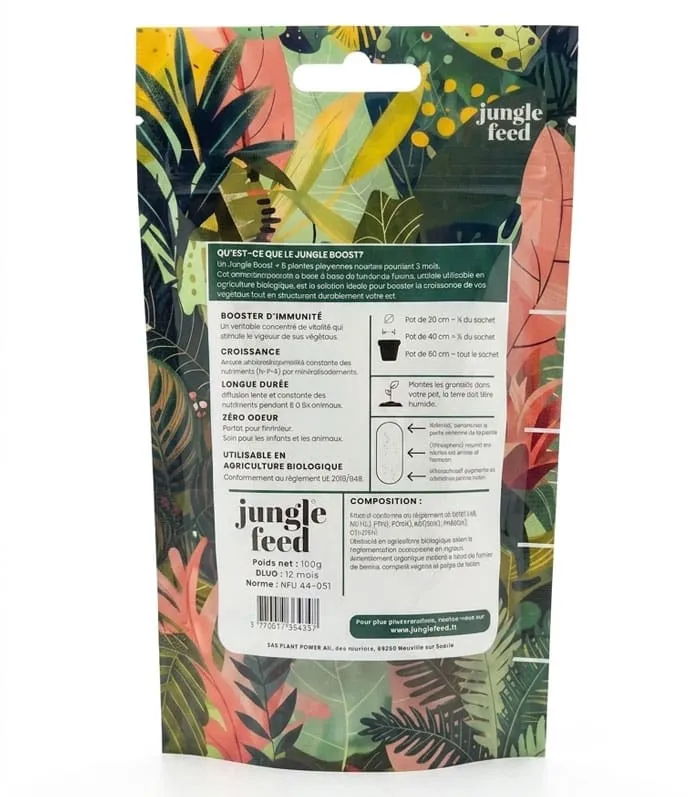 Réconciliation Végétale Jungle Boost fertilisant naturel plantes vertes