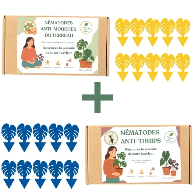 Plant and Stories Duo Nématodes anti-moucherons thrips 10M