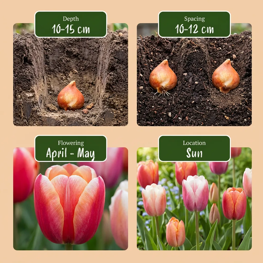 Plant and Stories Glowing with Pride bulbes tulipe 15 bulbes floraison