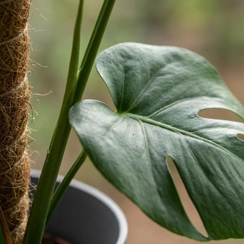 PLANT AND STORIES Monstera Deliciosa tuteur plante 90 cm fenêtrée