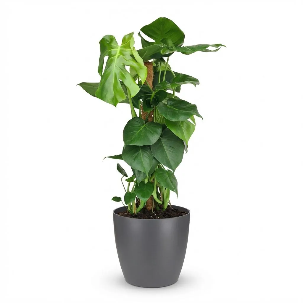 PLANT AND STORIES Monstera Deliciosa tuteur plante 90 cm fenêtrée