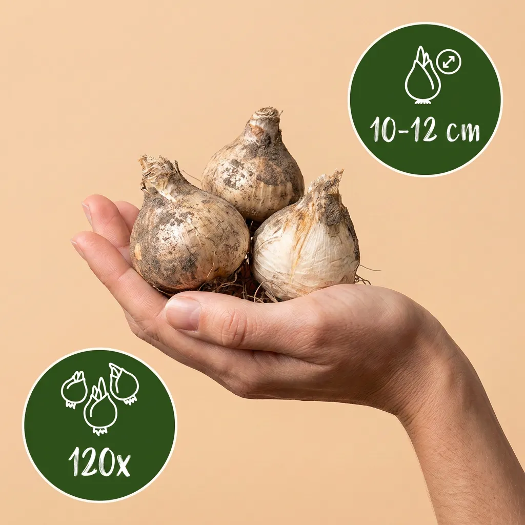 Plant and Stories Allium pourpre blanc bulbes 10/12 automne