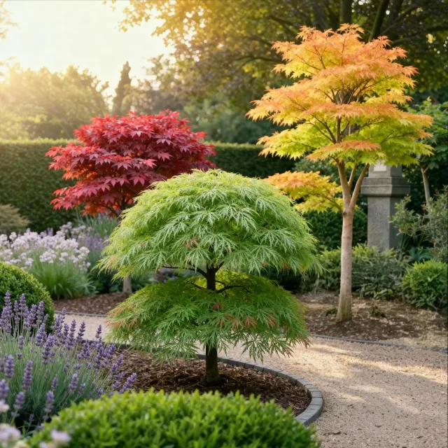 Plant and Stories Érable Japon Acer lot 3 plants tricolore