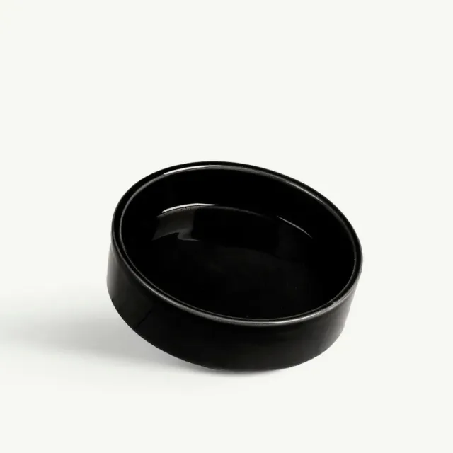 By Charlot Soucoupe L cache-pot céramique noir réglisse