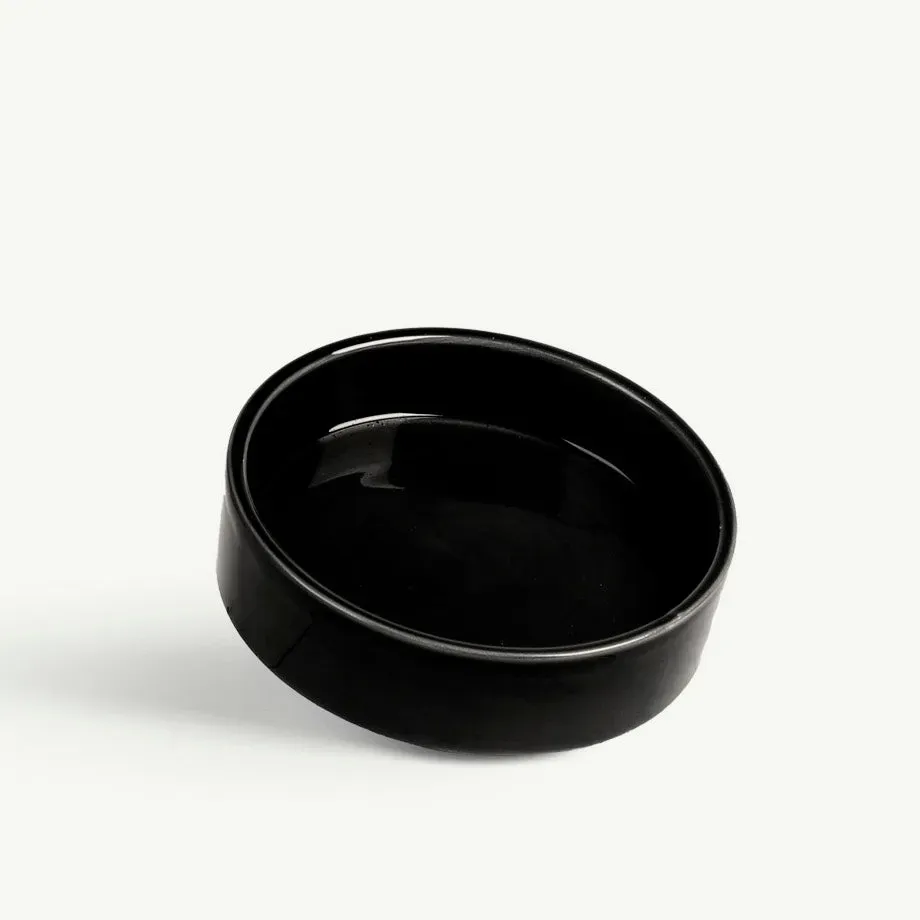 By Charlot Soucoupe L cache-pot céramique noir réglisse