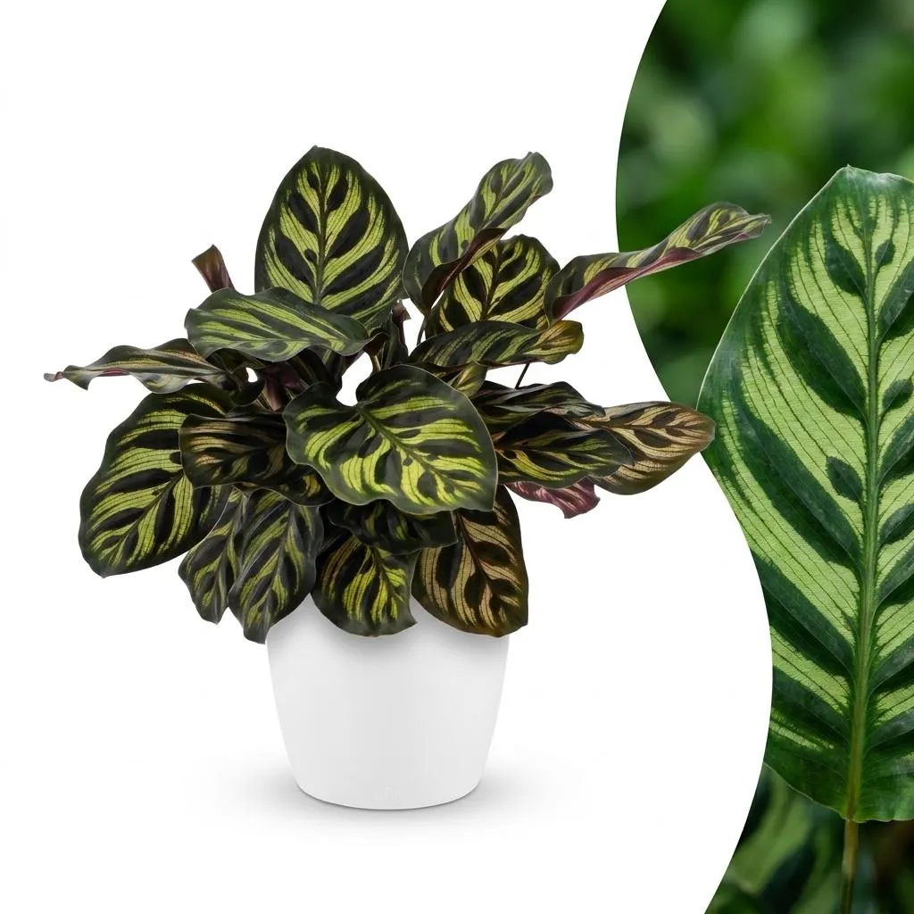 Plant and Stories Calathea Makoyana Plante Paon Pot 12cm