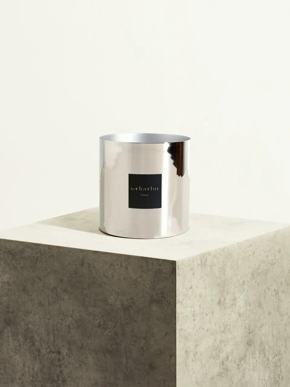 By Charlot Iconiques pot argent brillant 14 cm métal