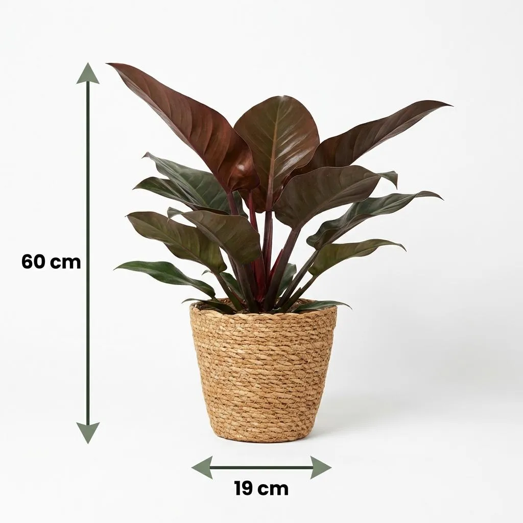 Plant and Stories Philodendron Imperial Red plante pot 19 cm