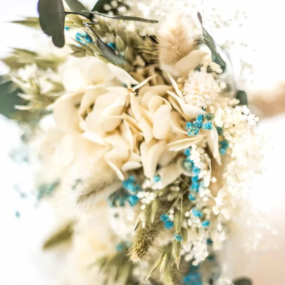 Réconciliation Végétale Bouquet demoiselle d'honneur fleurs séchées