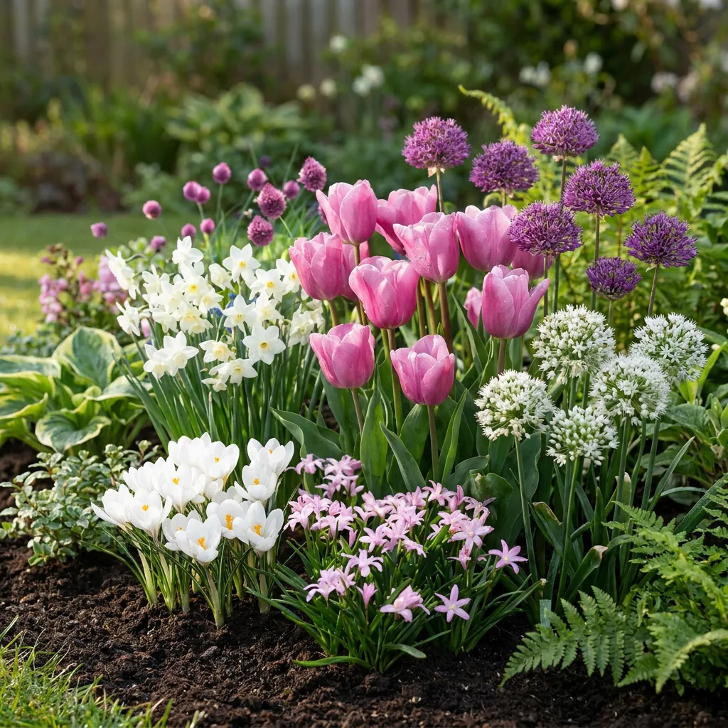 Plant and Stories Bulb Garden Pink bulbes roses 125 bulbes floraison