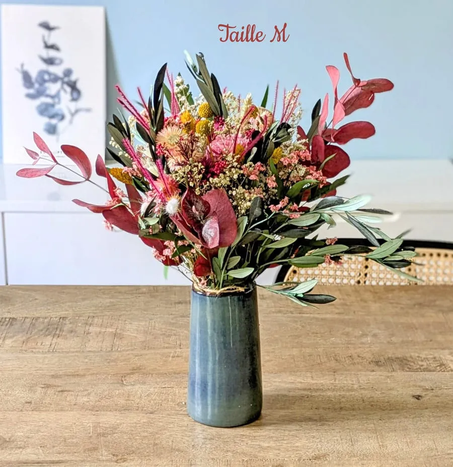 Réconciliation Végétale Albizia bouquet séché rose M 50 cm