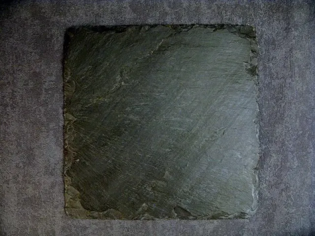 Aquaphyte Ardoise naturelle anthracite carré 20 cm