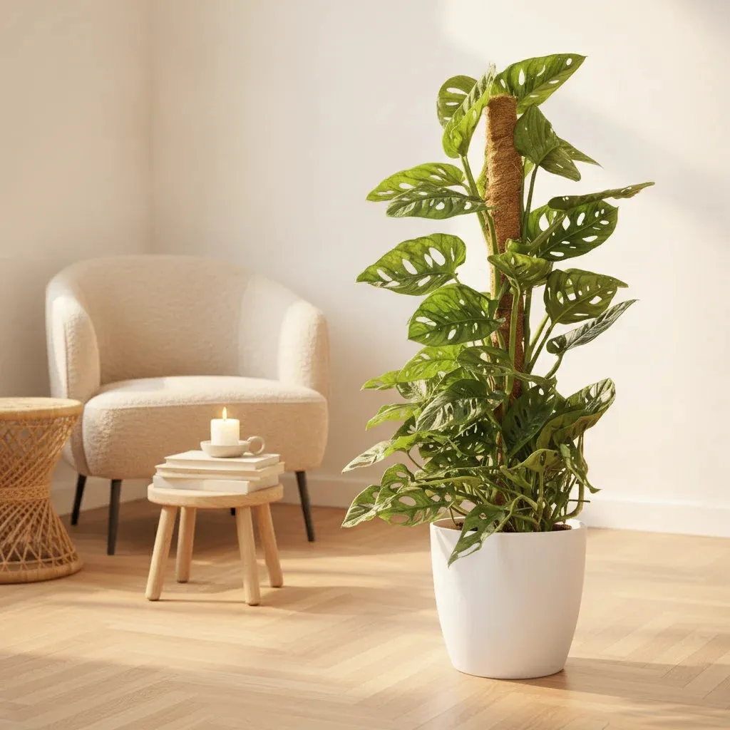 Plant and Stories Monstera Adansonii Monkey Mask plante 90cm tuteur coco