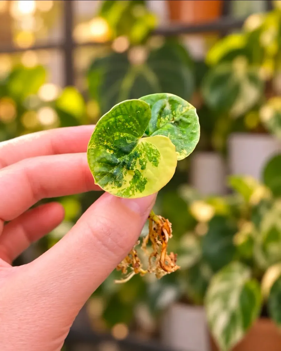 plant.ess Anthurium Papillilaminum Night Dragon Guna Yala plante 1 feuille