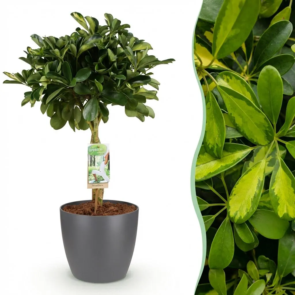 Plant and Stories Gold Capelle schefflera 70-81cm sans pot