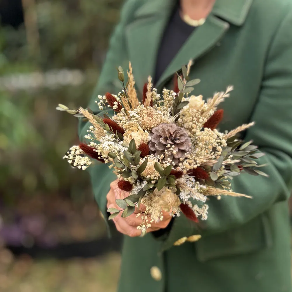 Réconciliation Végétale Pia bouquet fleurs séchées automne