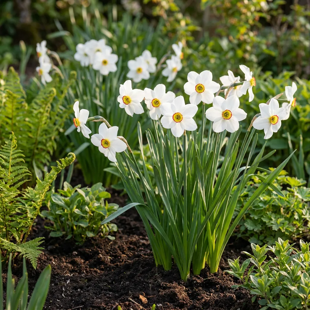 Plant and Stories Narcisse des poètes bulbes 30 bulbes calibre 10/12