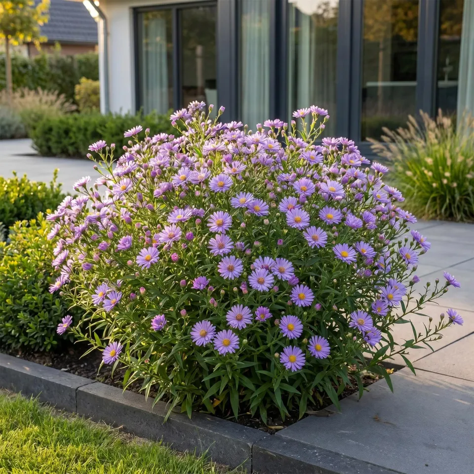 Plant and Stories Aster Méditerranée vivace pot 11 cm mellifère
