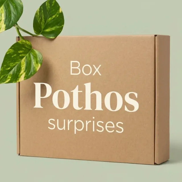 Plant and Stories Box Pothos Mystères 3 plantes surprise