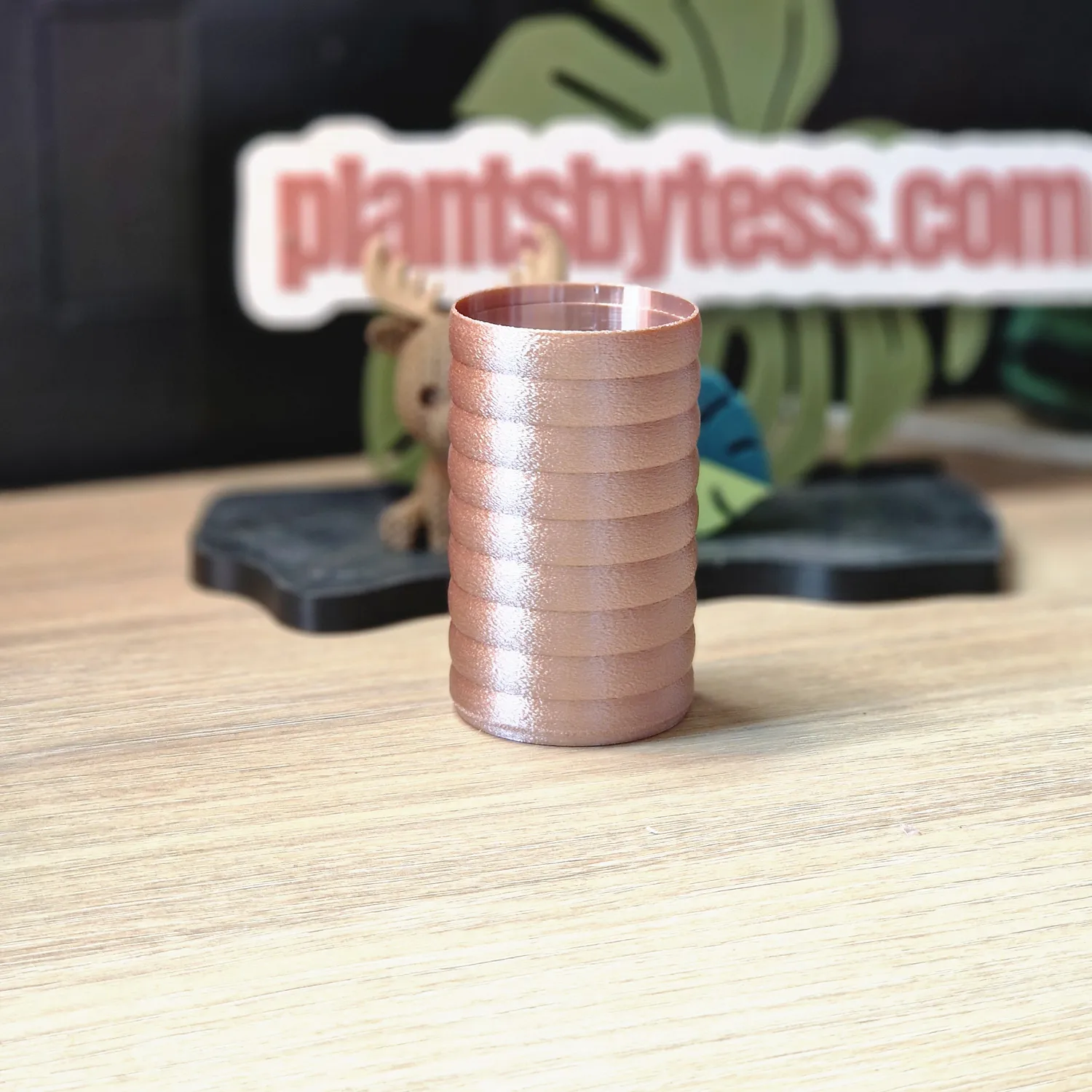 plant.ess Mini Sips cache-pot Marshmallow rose 9cm 3D