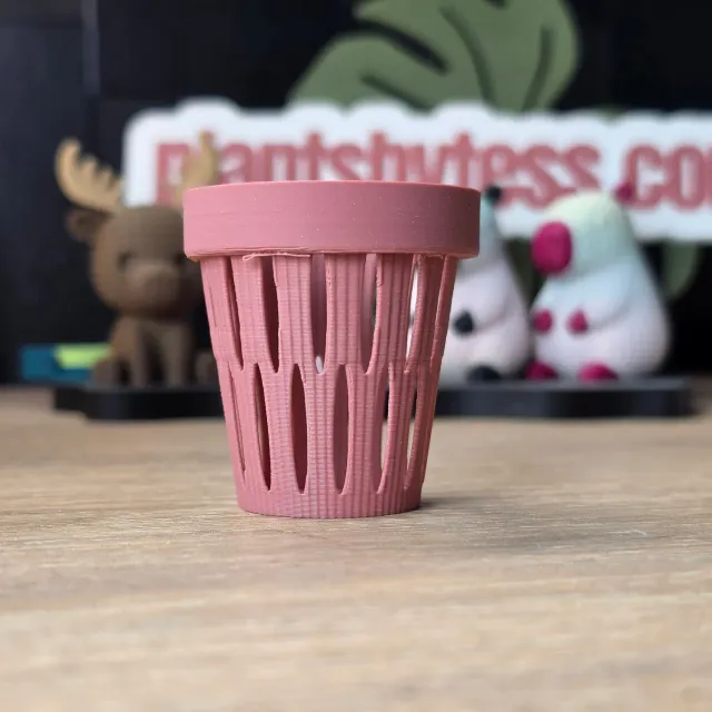 plant.ess Mini Sips pot auto-arrosant 5,5 cm respirant