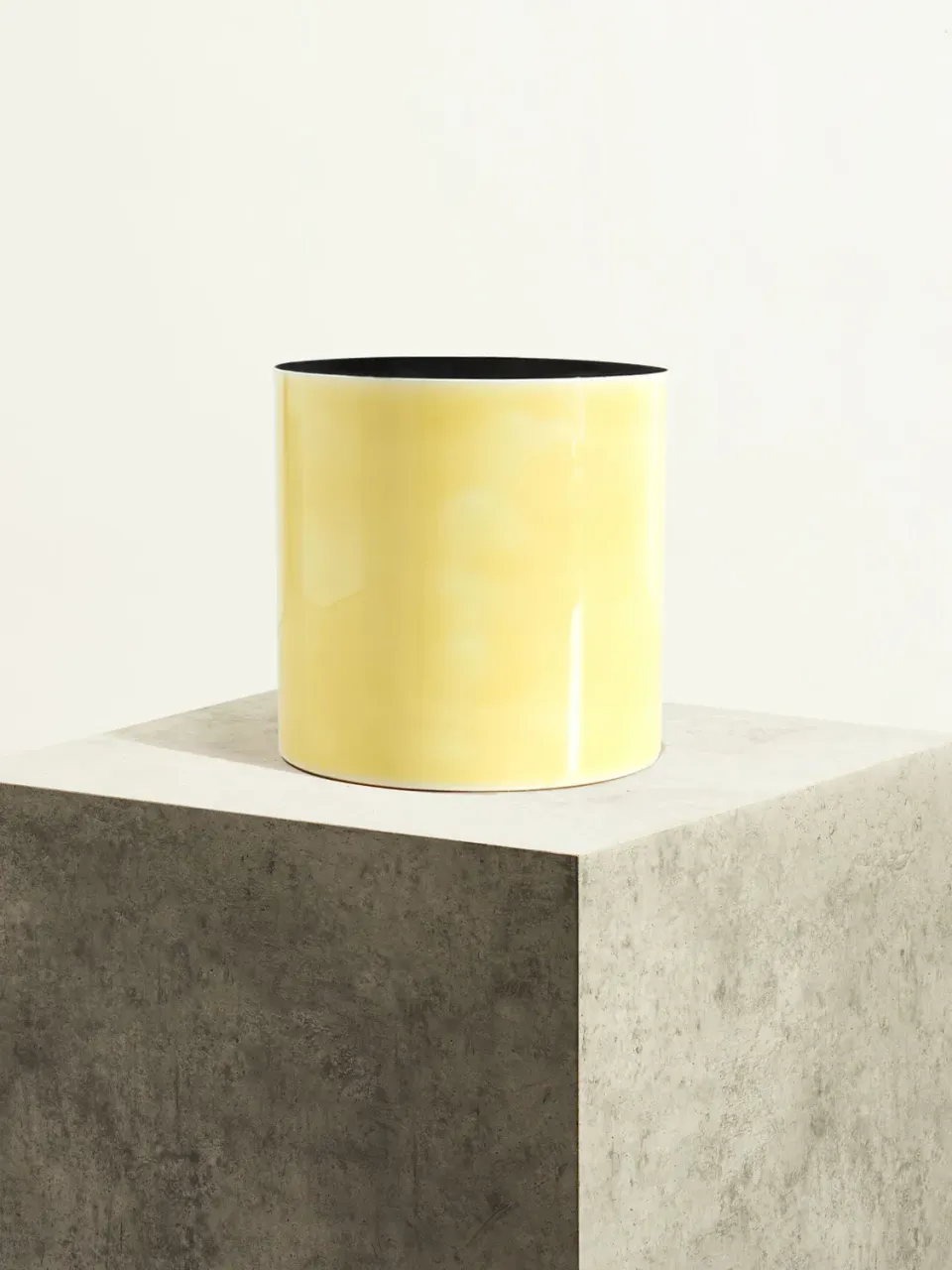 By Charlot Jaune Opale cache-pot céramique 18 cm jaune