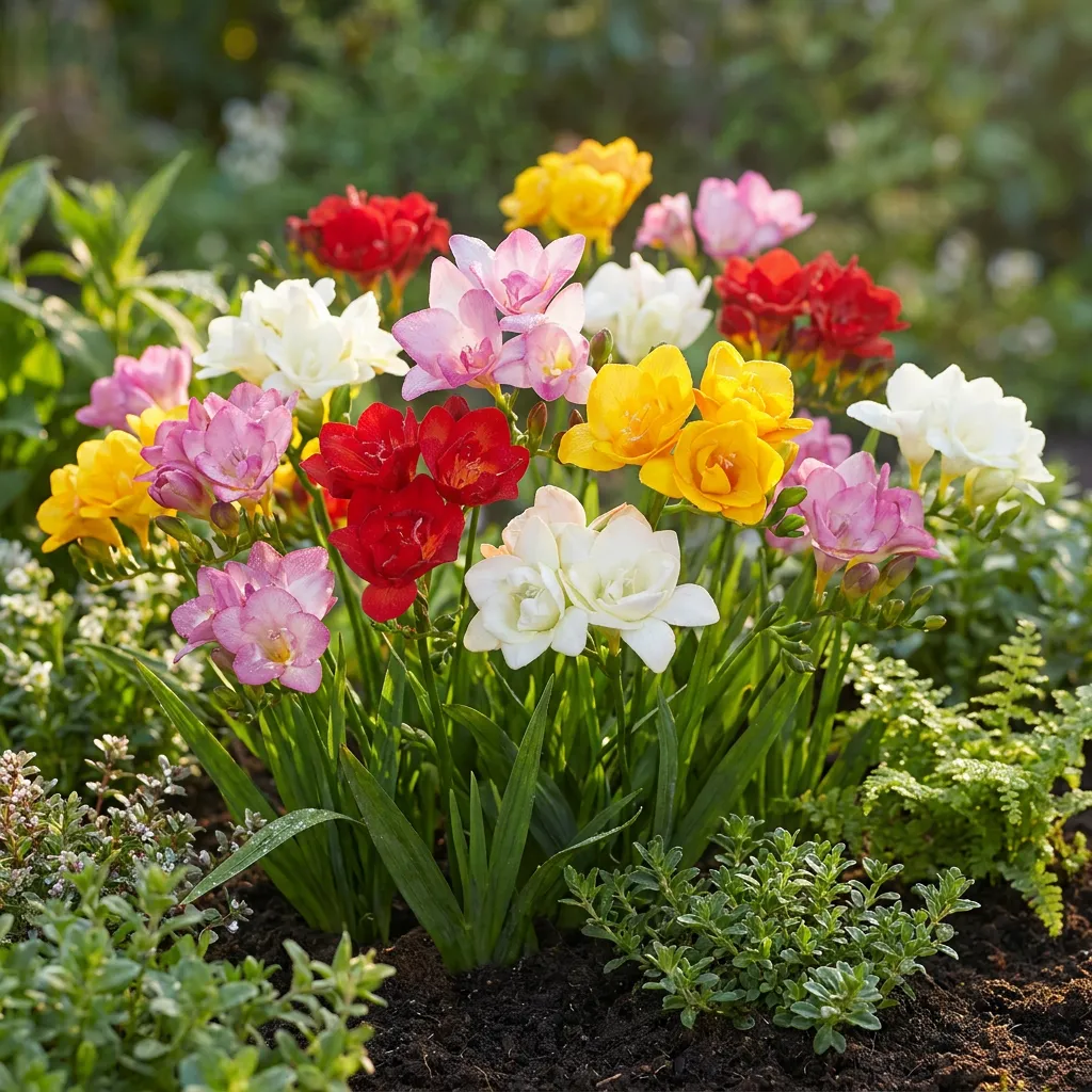 Plant and Stories Freesia Double bulbes en mélange 80 bulbes