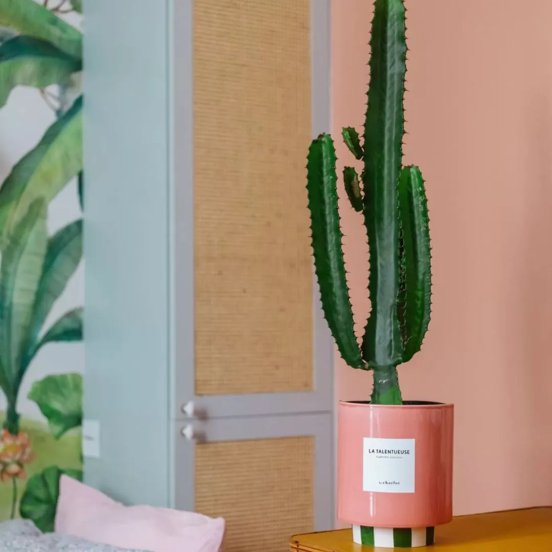 By Charlot Color Block Rose Sorbet cache-pot céramique L