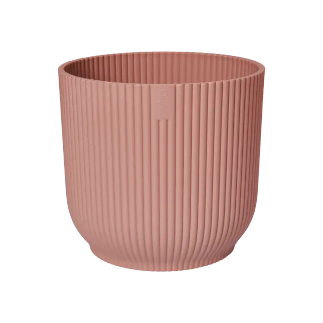 Elho Vibes Fold Rond cache-pot blanc soie 14 cm recyclé