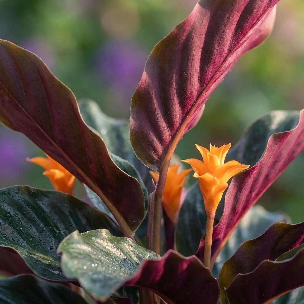Plant and Stories Calathea Crocata plante d'intérieur 14cm velours
