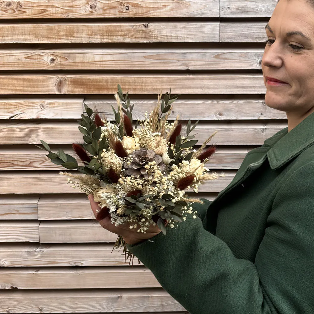 Réconciliation Végétale Pia bouquet fleurs séchées automne
