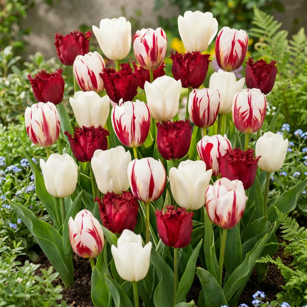 Plant and Stories Dutch Design tulipe bulbes 15 rose blanc