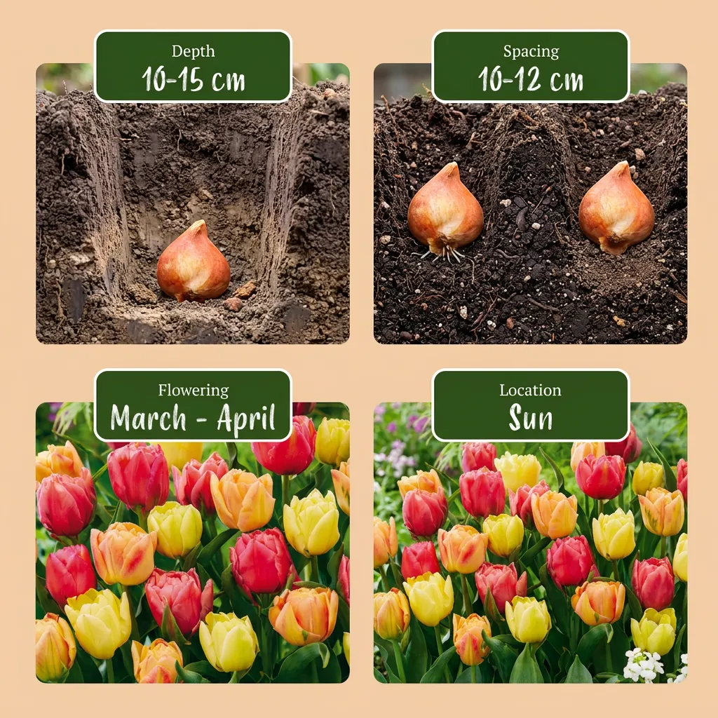 Plant and Stories Symbiosa tulipe mélange 12 bulbes 11/12