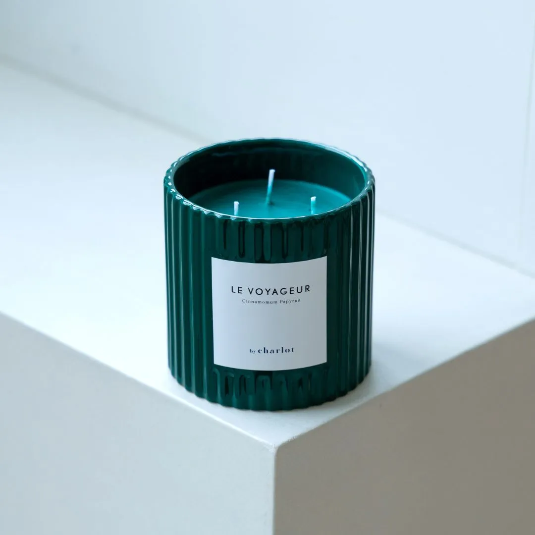 By Charlot Le Voyageur bougie parfumée 510 g 3 mèches