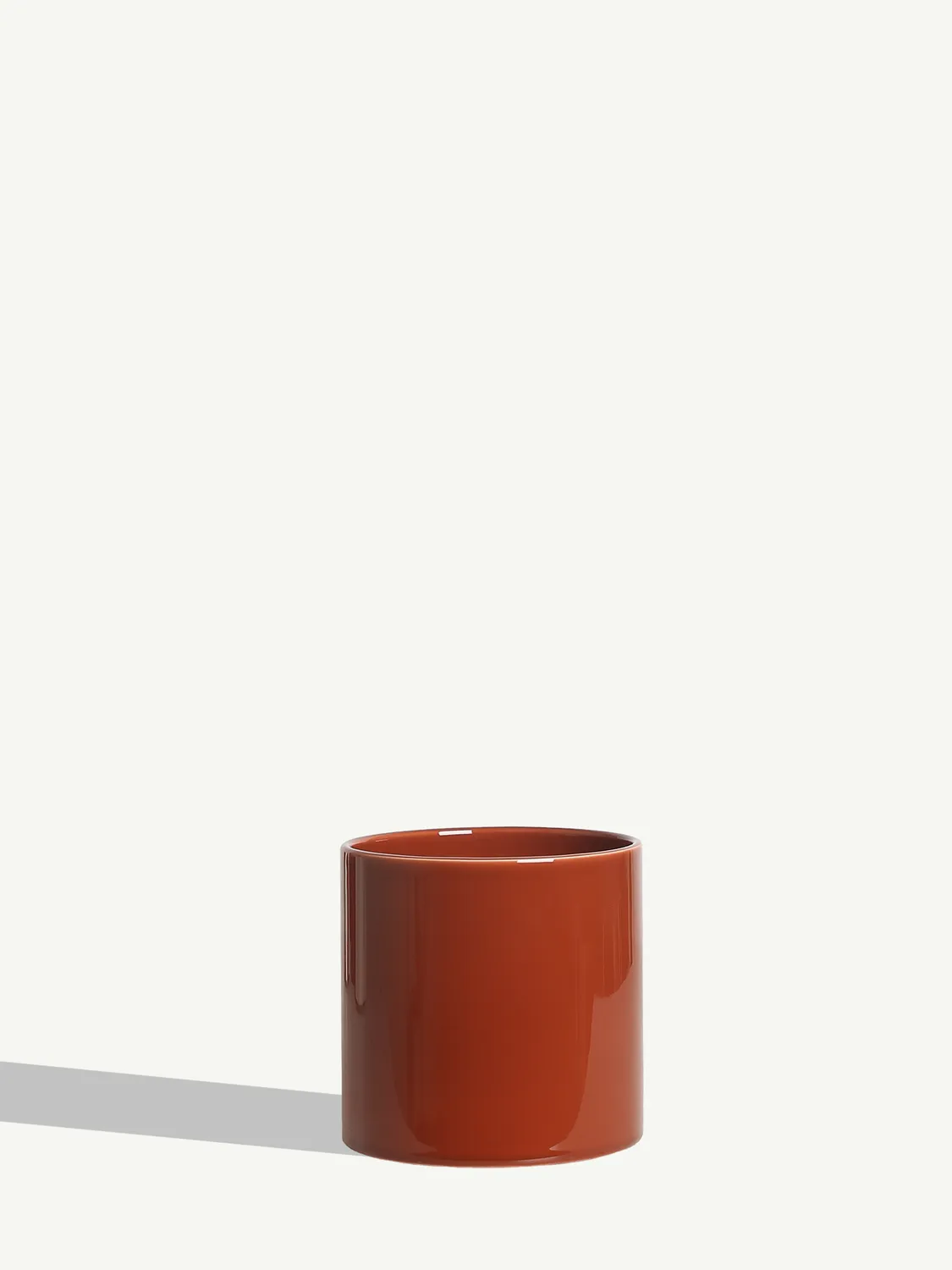 By Charlot Céramique Marron Fauve Cache-pot 14 cm