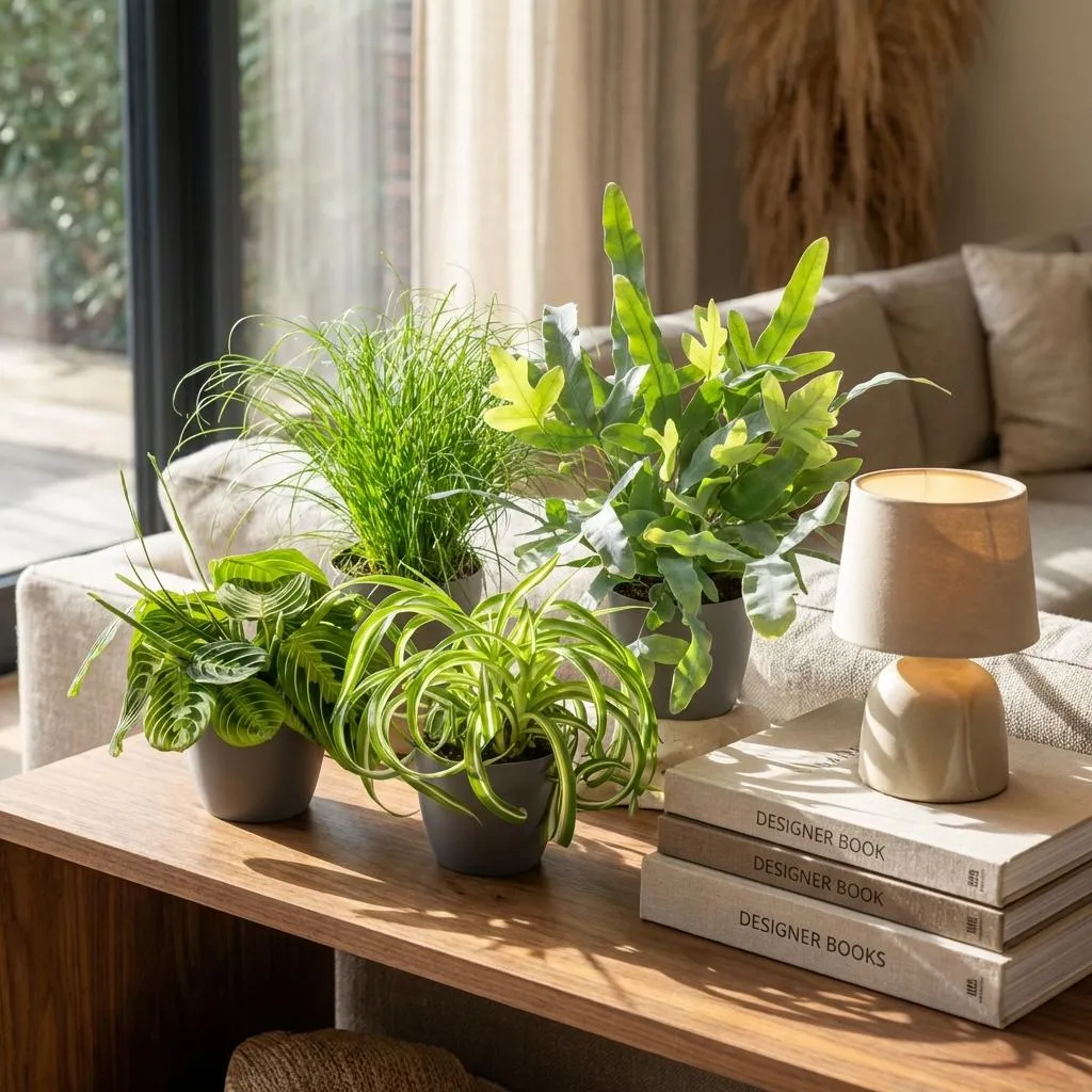 Plant and Stories Lot 4 plantes pet-friendly d’intérieur pot 12 cm sans cache-pot