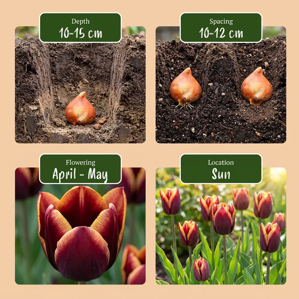 Plant and Stories Tulipe My Favourite Topping bulbes 15 calibre 11/12 printanière